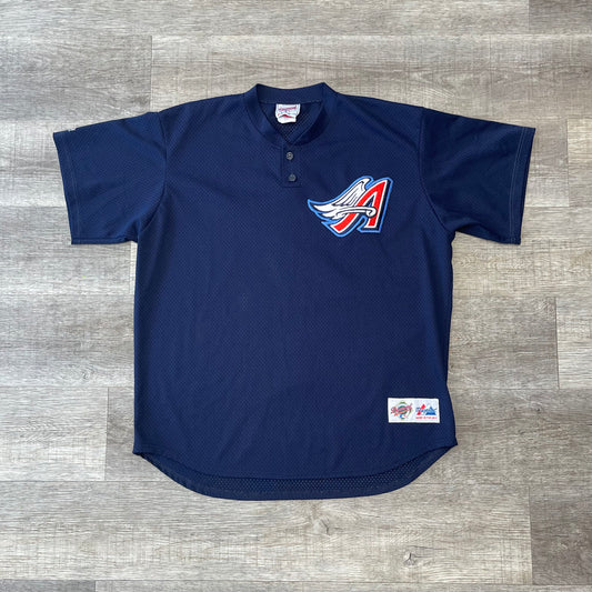 Vintage MLB California Angels Majestic Diamond Collection Jersey Size XXL