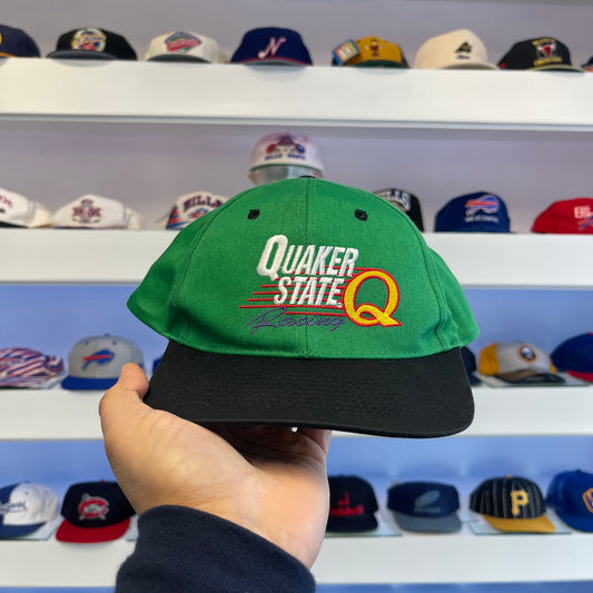 Vintage 1990s Quaker State Racing Twill Snap Back