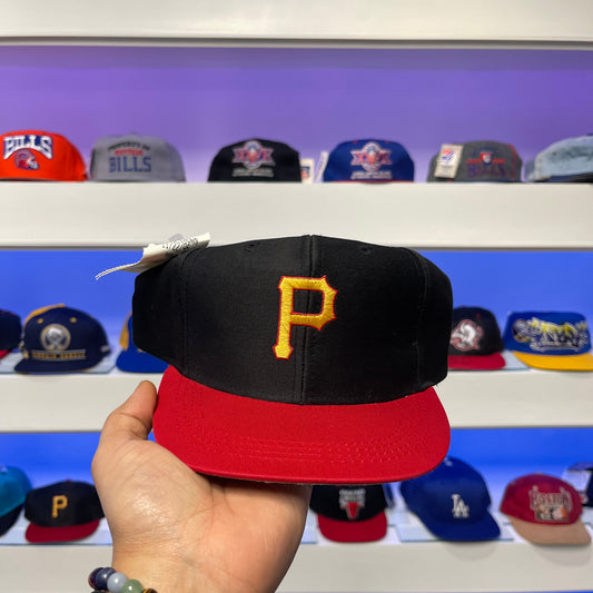 Vintage 1990s MLB Pittsburgh Pirates Youth Size Sample Snap Back New with Tags