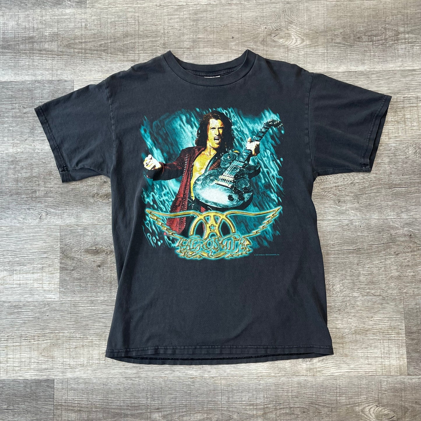 Vintage 1997 Aerosmith Band T Shirt Size Large