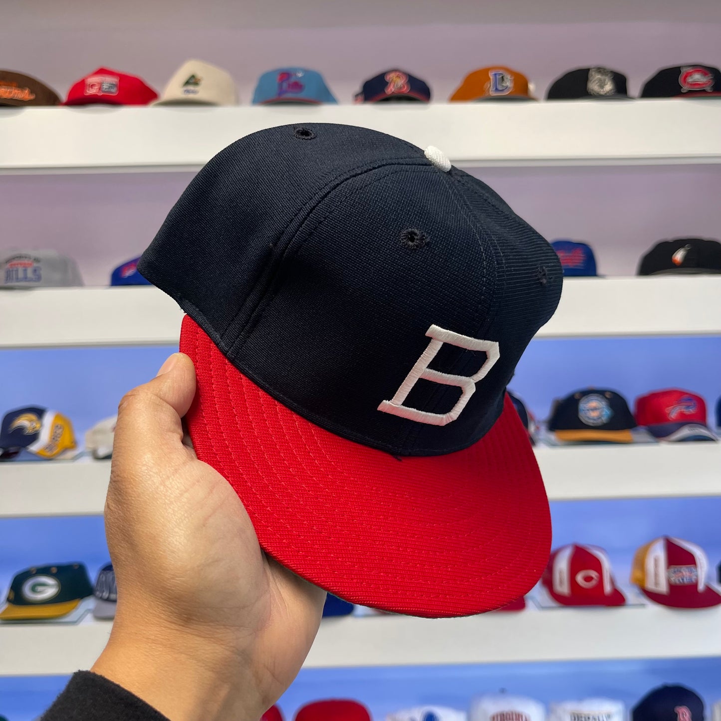 Vintage MiLB Buffalo Bisons Nylon Snap Back