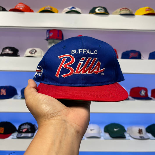 Vintage Buffalo Bills Sports Specialties Script Twill Signed Snap Back