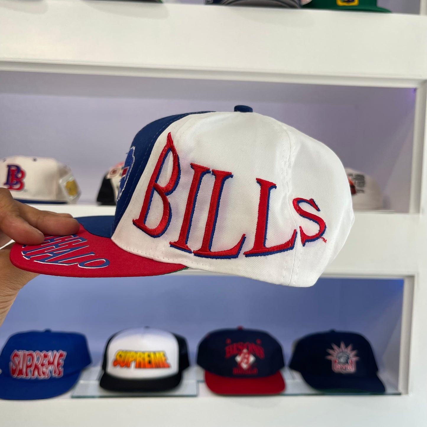 Vintage 1990s Buffalo Bills Twill NFL Snap Back