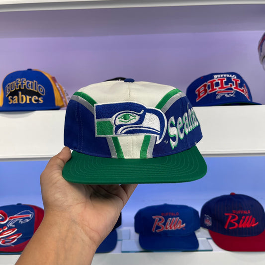 1990s Seattle Seahawks Twill Snap Back New with Tags