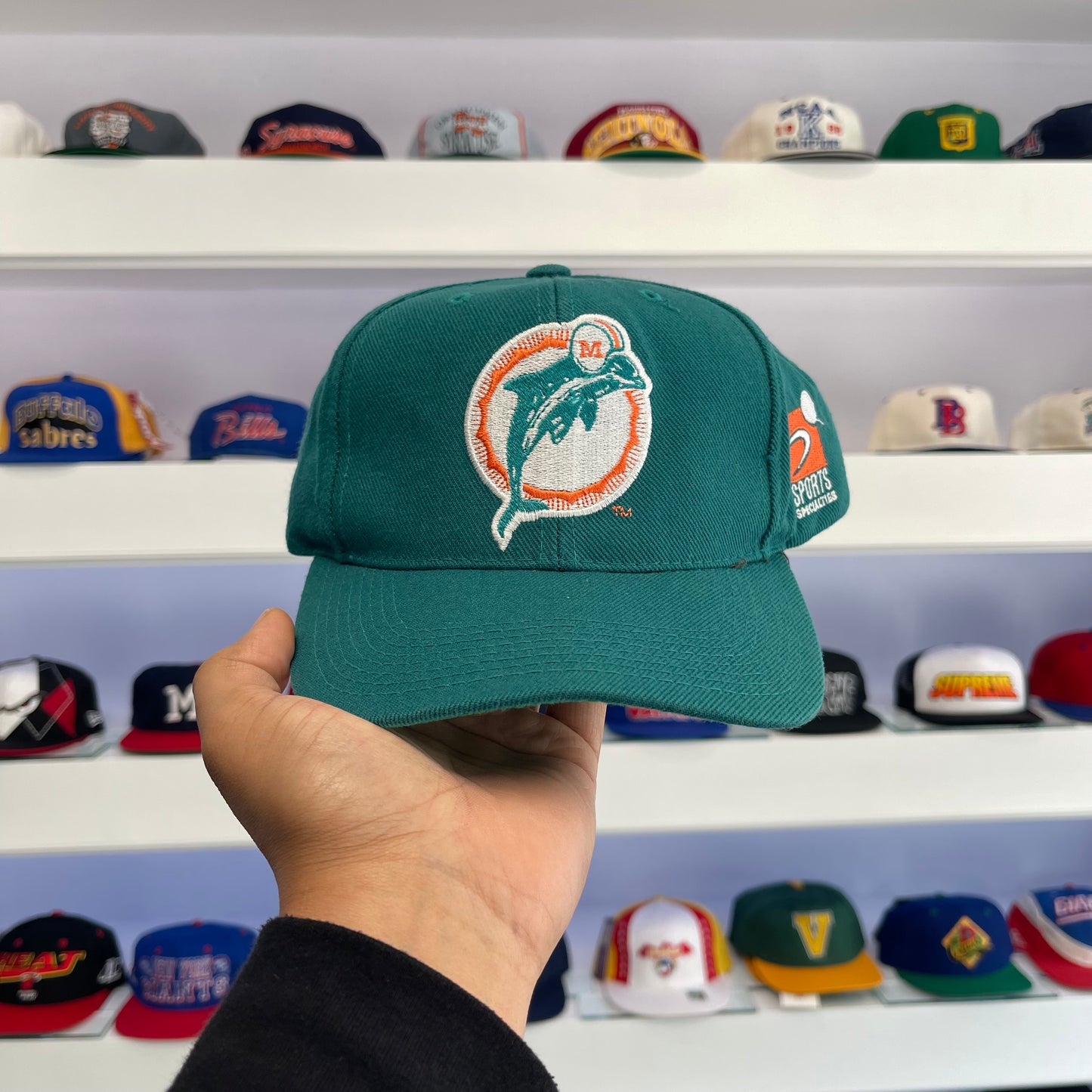 Vintage 90s Miami Dolphins Sports Specialties NFL Snap Back