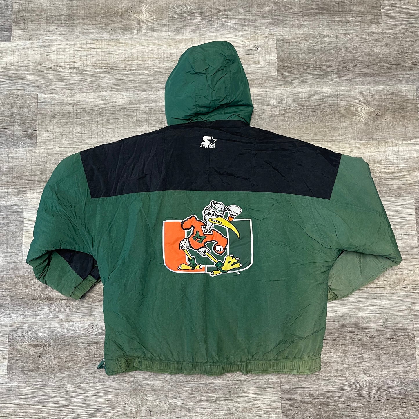 1990s Miami Hurricanes Starter Jacket XL