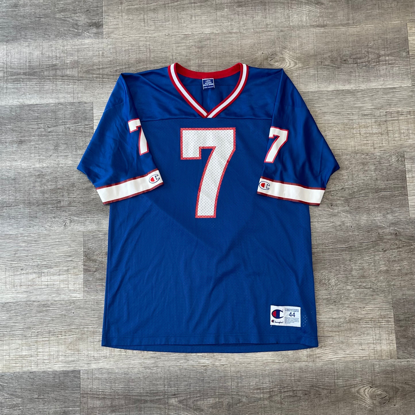 Vintage 1990s NFL Buffalo Bills Doug Flutie Champion Jersey Size Large