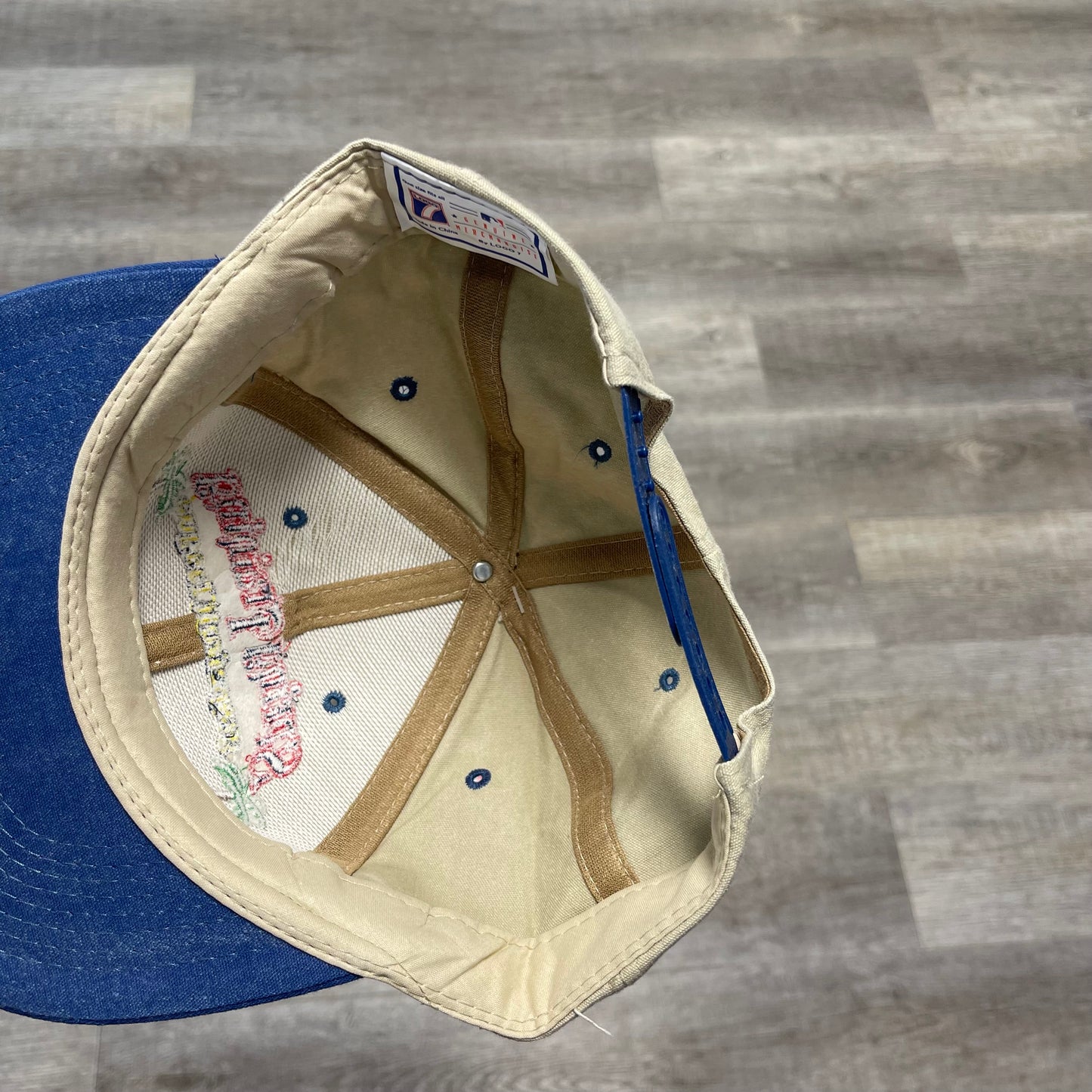 Vintage 1990s Spring Training Grape League Blank Snap Back