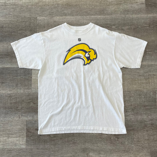 Vintage 2000s NHL Buffalo Sabres Chris Drury Slugger Shirt Size Large 22.2x29