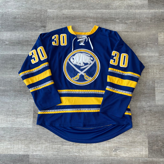 Vintage NHL Ryan Miller Buffalo Sabres Reebok Jersey Size 56