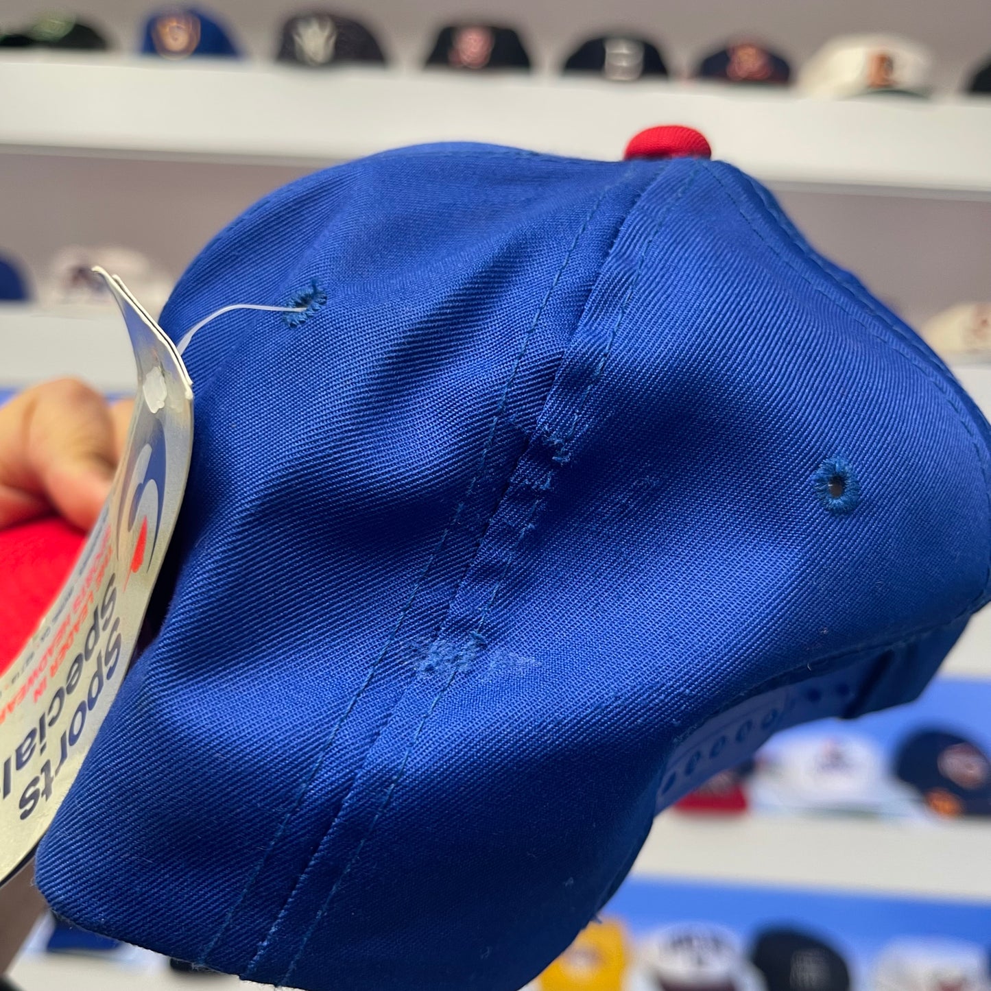 Vintage 1990s NFL Buffalo Bills Script Sports Specialties Twill Snap Back NWT