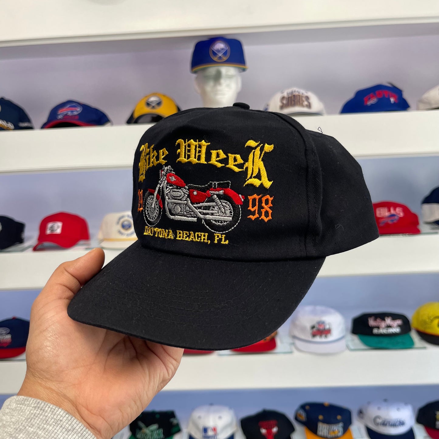 Vintage 1998 Bike Week Daytona Beach Fl Snap Back