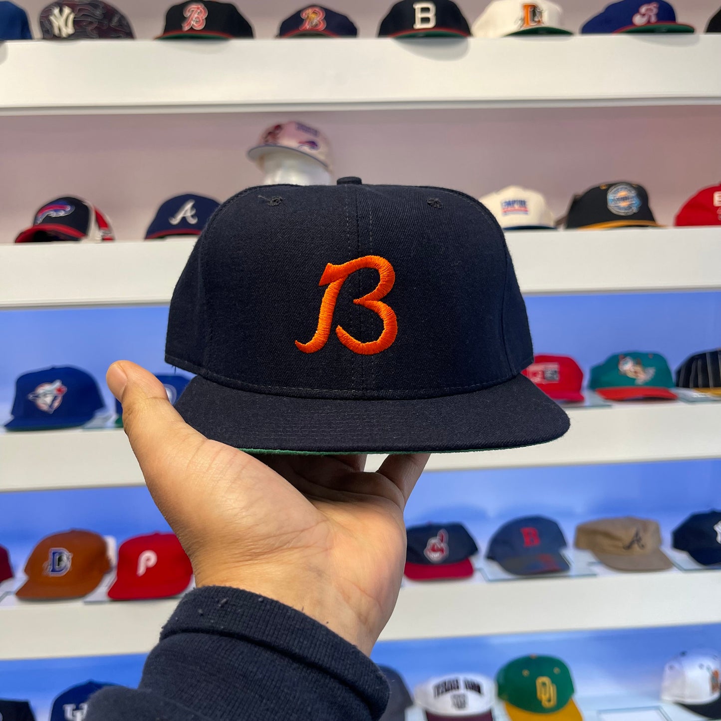 Vintage 1990s NFL Chicago Bears Wool Fitted Size 7 5/8