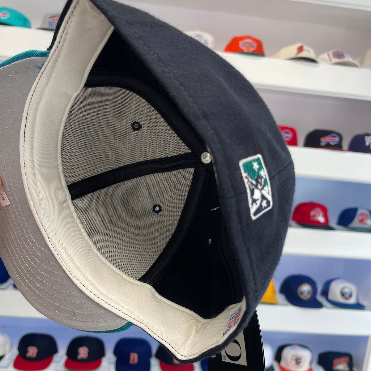 Vintage 1990s MiLB Bellingham Mariners Wool Fitted Size 7 1/2