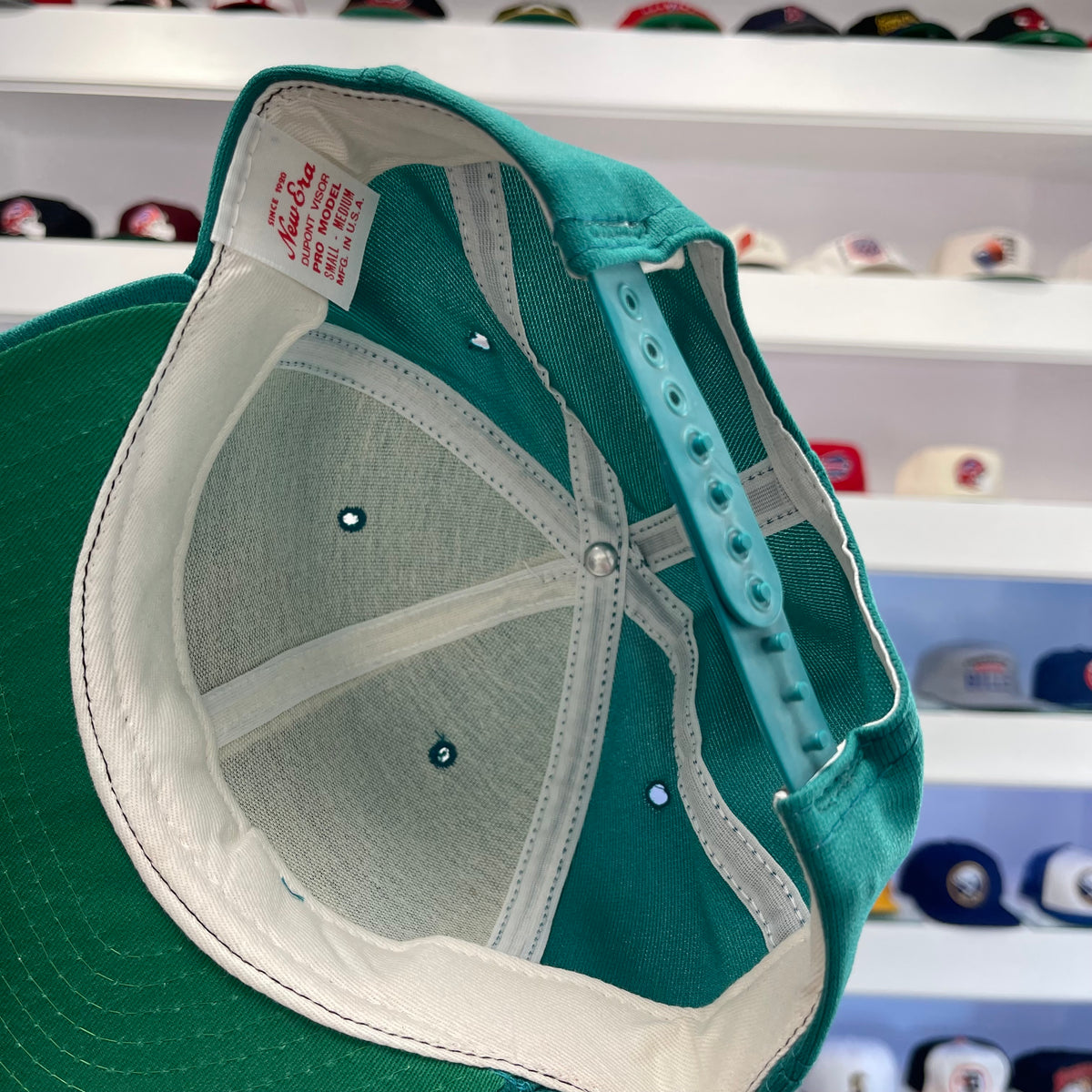 Vintage 1990s Buffalo Bills Teal Wool Snap Back