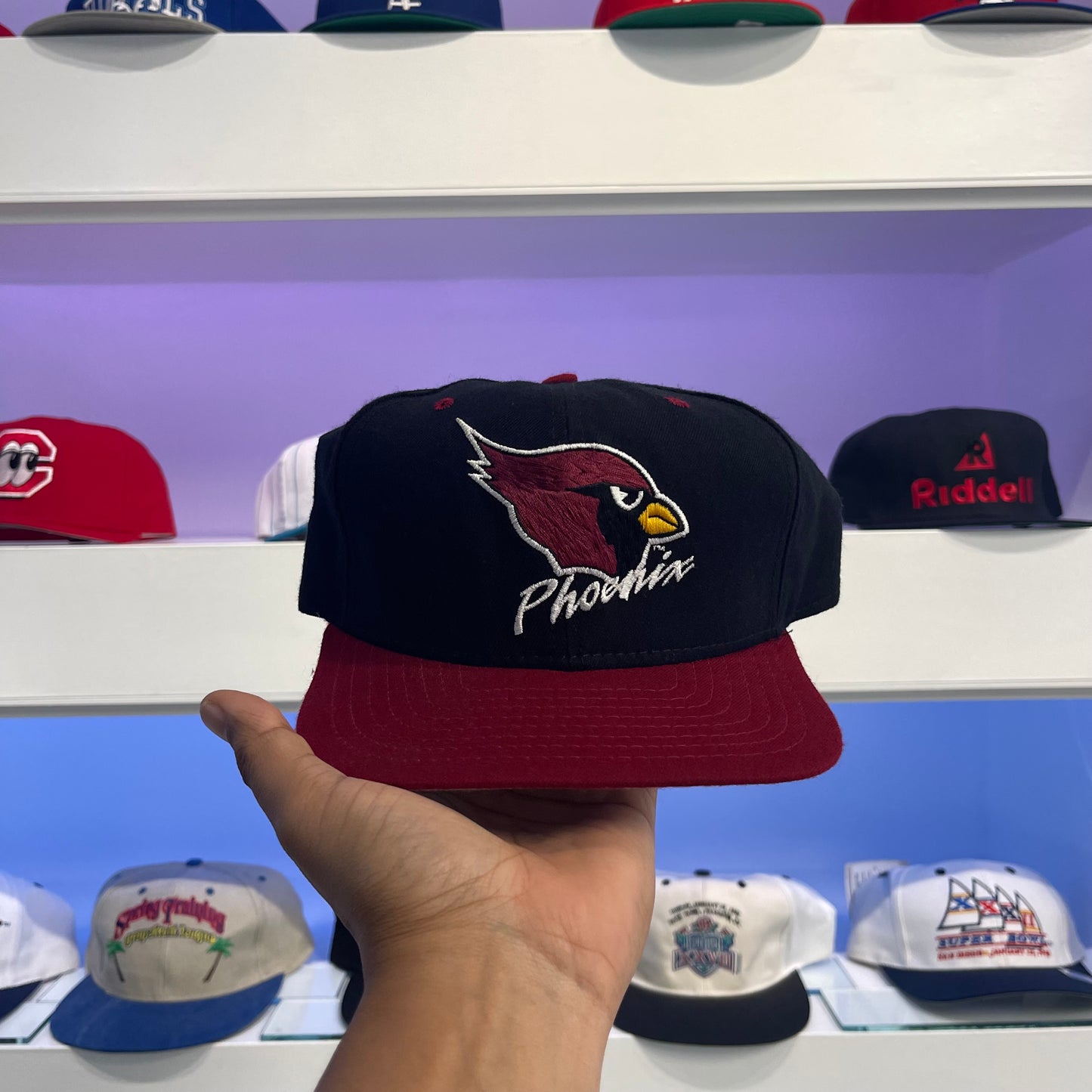 Vintage 1990s Phoenix Cardinals Wool Snap Back