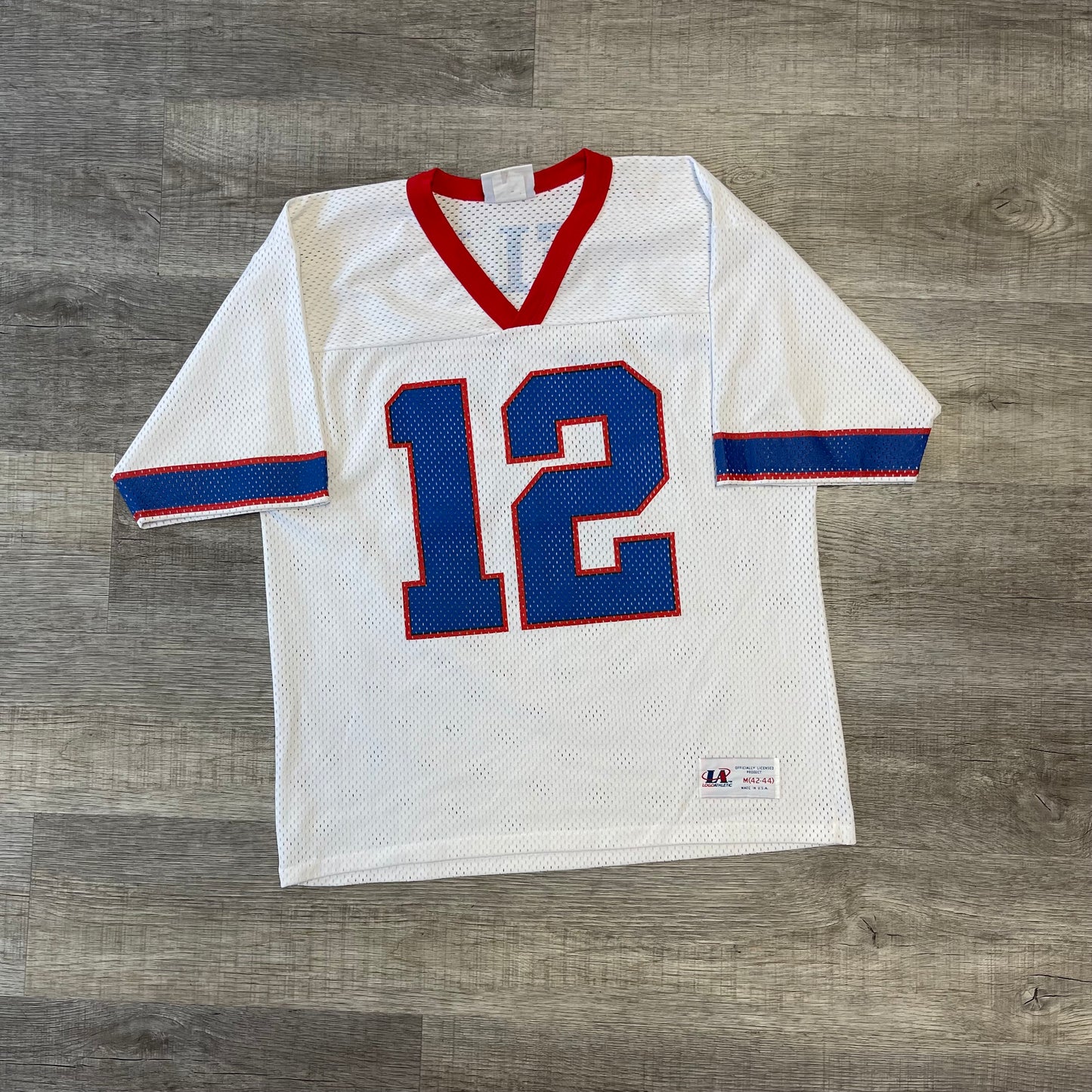 Vintage 90s NFL Buffalo Bills Jim Kelly Logo Athletic Jersey Size Medium