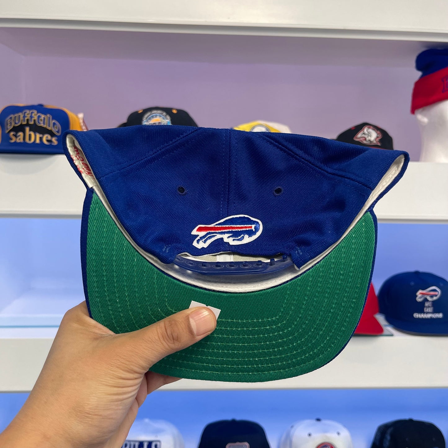 Vintage Buffalo Bills Blue Wool Snap Back