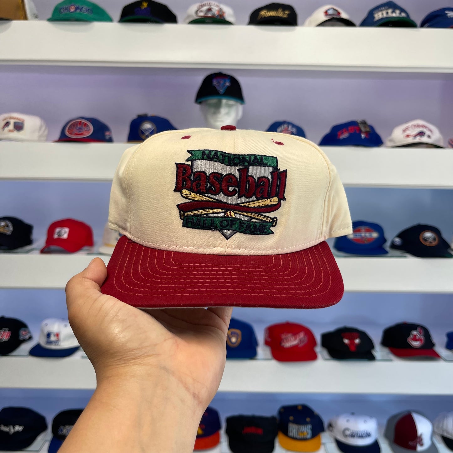 Vintage 1990s National Baseball Hall of Fame Wool Snap Back