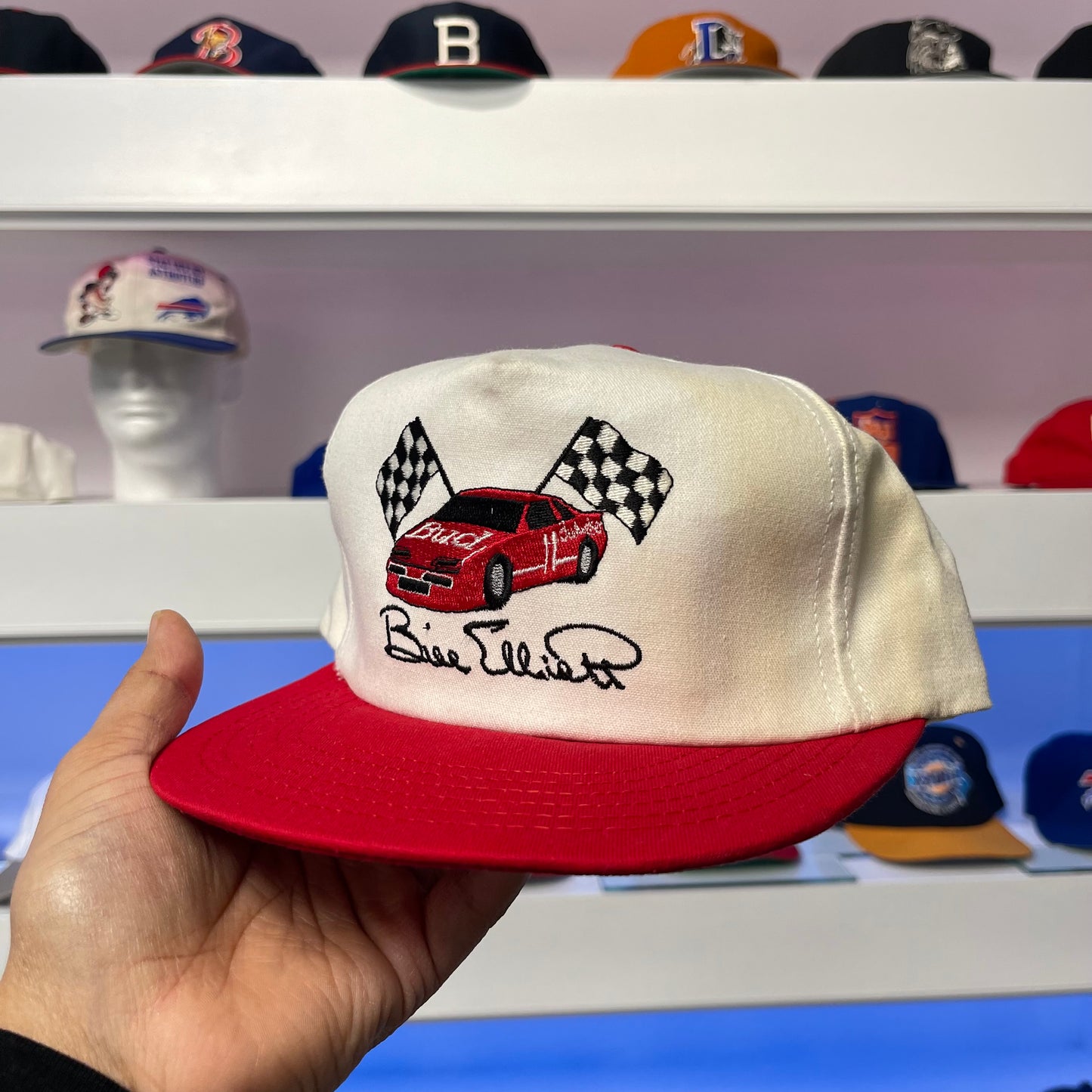 Vintage 1990s Bills Elliott NASCAR Snap Back