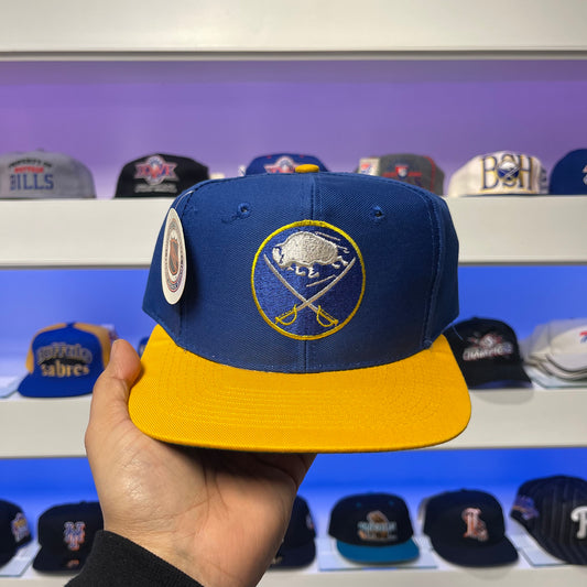 Vintage 1990s Buffalo Sabres Snap Back Dead Stock New