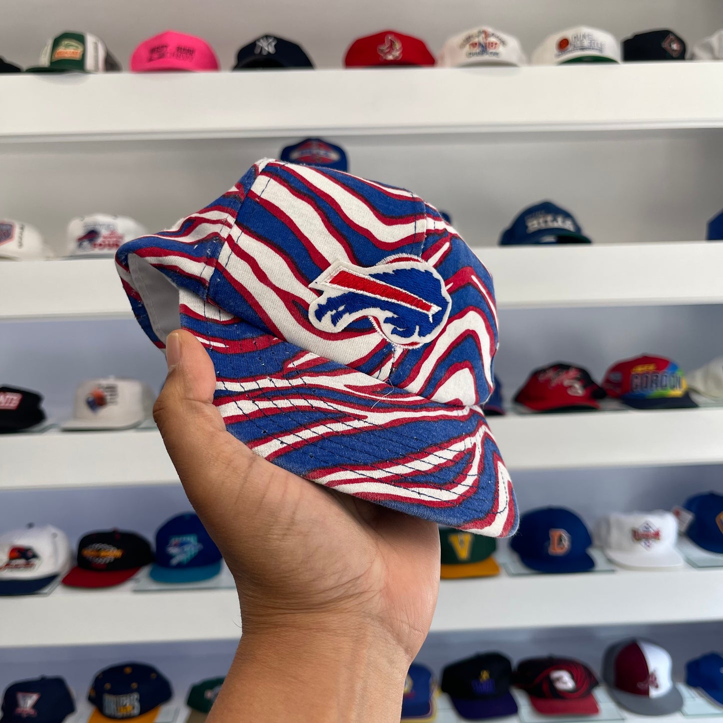 Vintage 1990s NFL Buffalo Bills Zubaz Snap Back