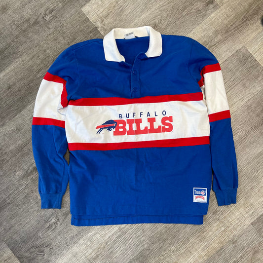 Vintage 1990s Buffalo Bills Polo Shirt XL