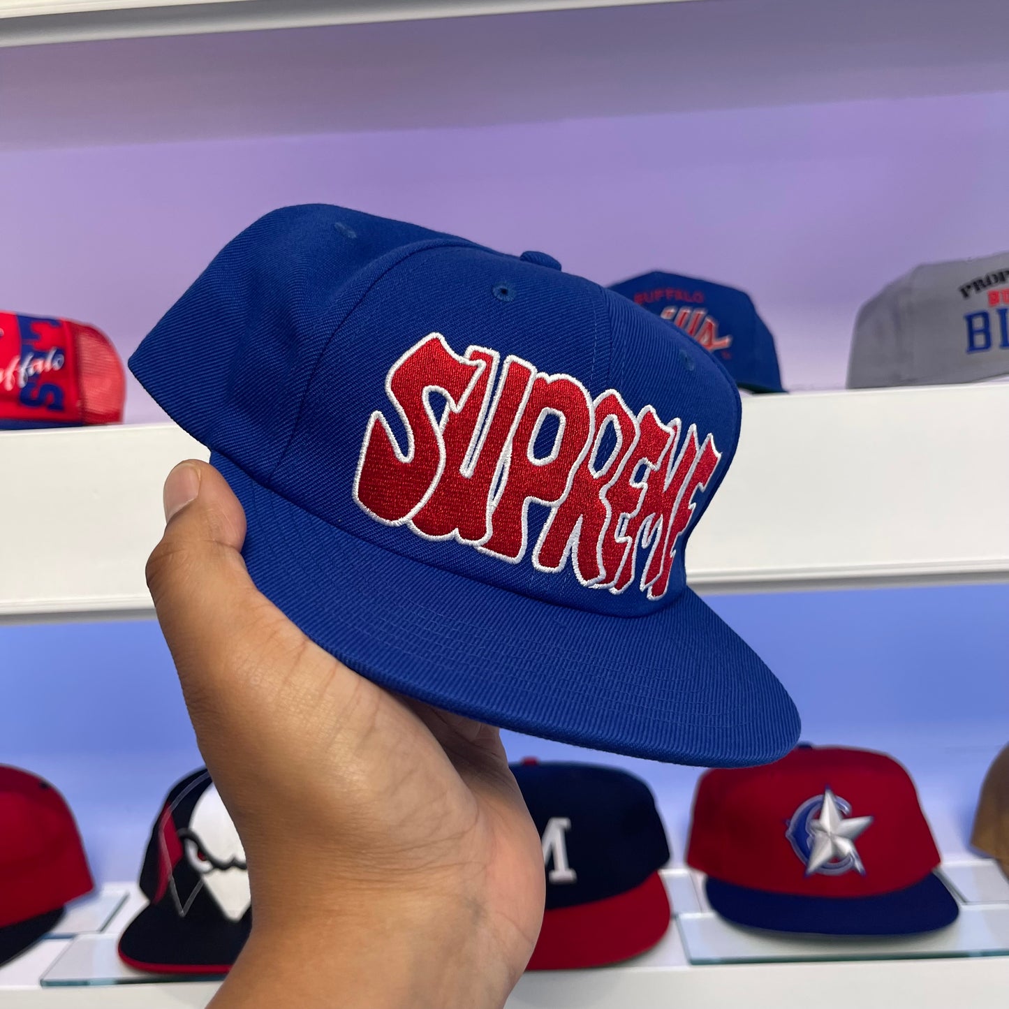 Supreme Creep 6-Panel Royal Snap Back