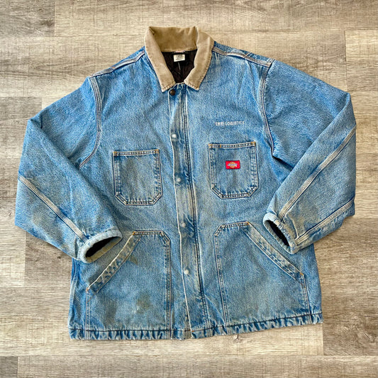 Vintage 1990s Dickie Denim Chore Jacket Size XL