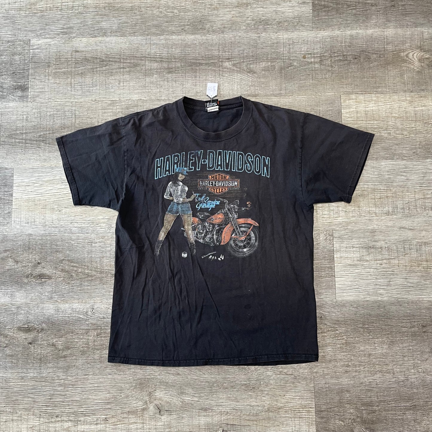 Y2K 2014 Harley Davidson AOP T Shirt Size Large