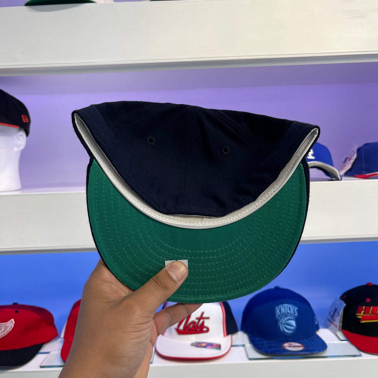 80S ABERCROMBIE AND FITCH NEW ERA FITTED HAT - 7 1/4