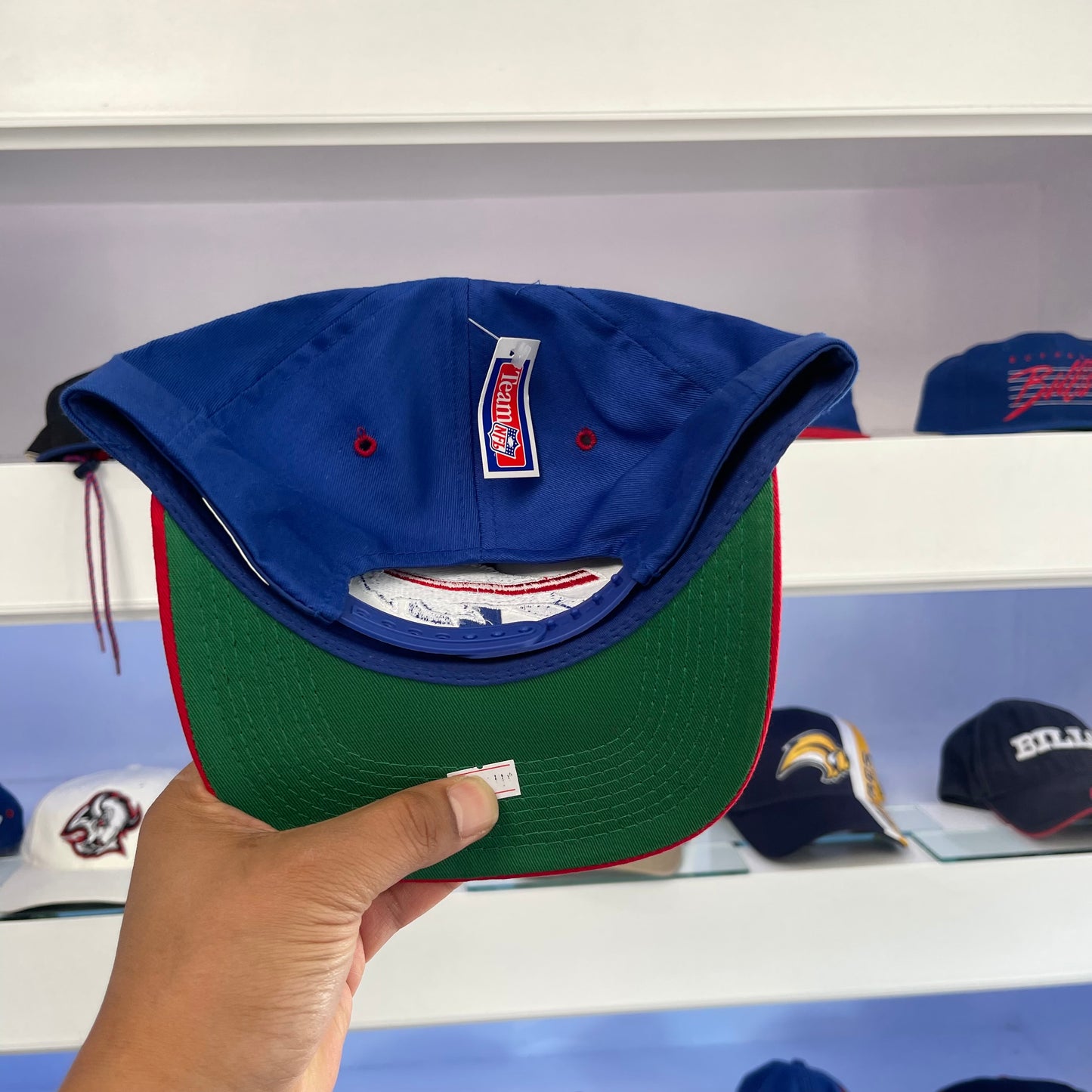 Vintage 1990s NFL Buffalo Bills Darryl Talley Signed Twill Snap Back
