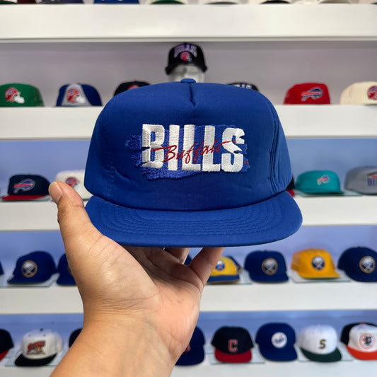 Vintage 1990s Buffalo Bills Brush Logo Snap Back