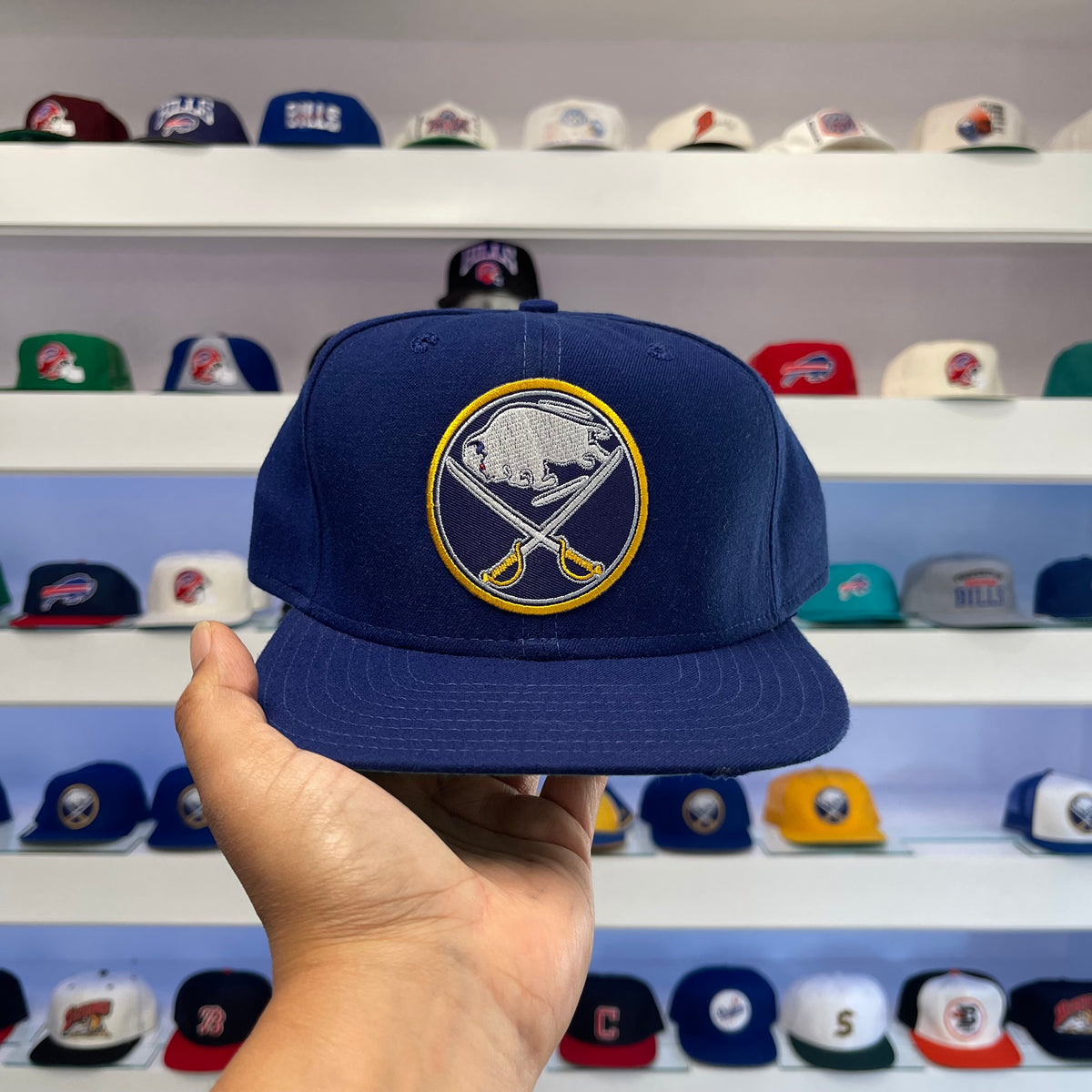Vintage NHL Buffalo Sabres Wool Snap Back Dead Stock New