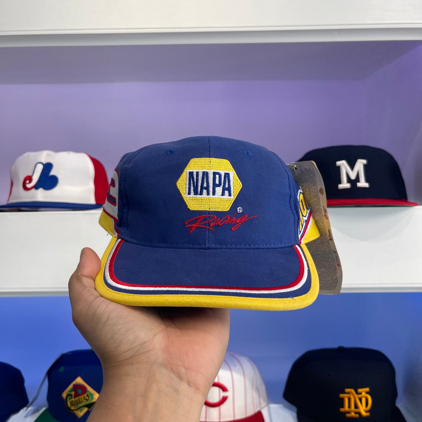 Vintage NASCAR Napa Snap Back Dead Stock New with Tags