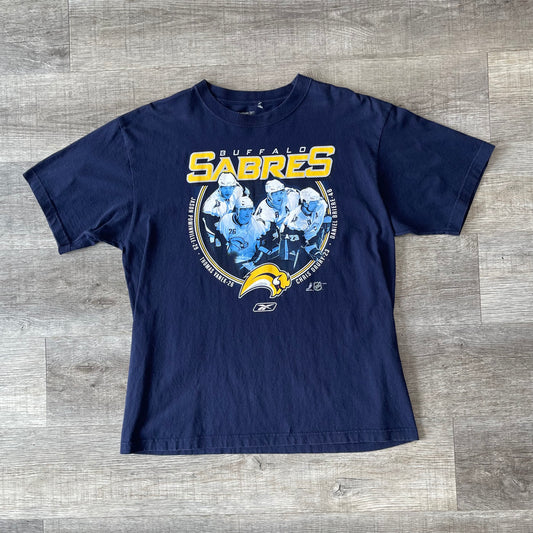 Vintage 2000s Y2K Buffalo Sabres Reebok Shirt Size Large