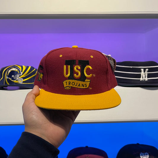 Vintage 1990s NCAA USC Trojans Snap Back Head Start