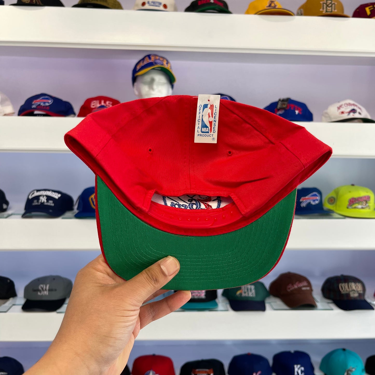 Vintage 1990s NBA Philadelphia 76ers Twill Snap Back