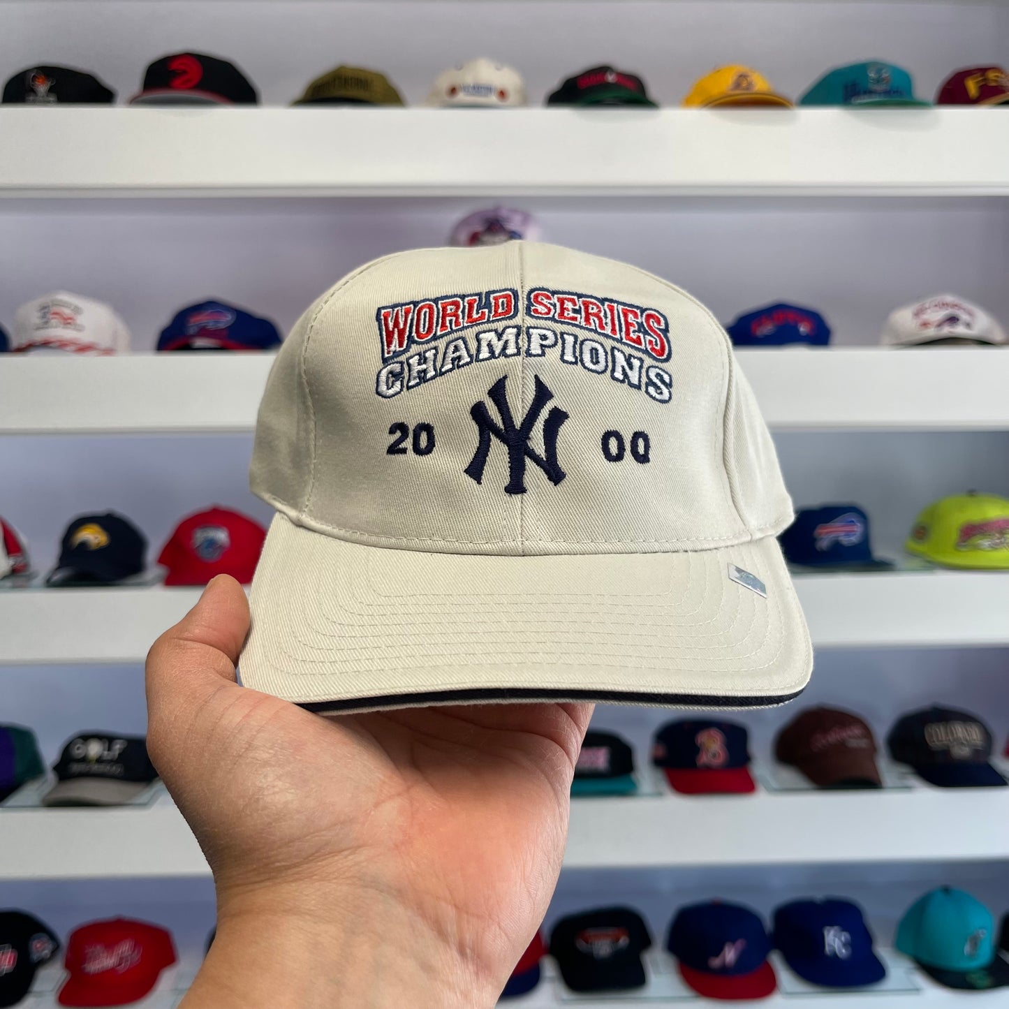 Vintage 2000 MLB New York Yankees World Series Champions Hat