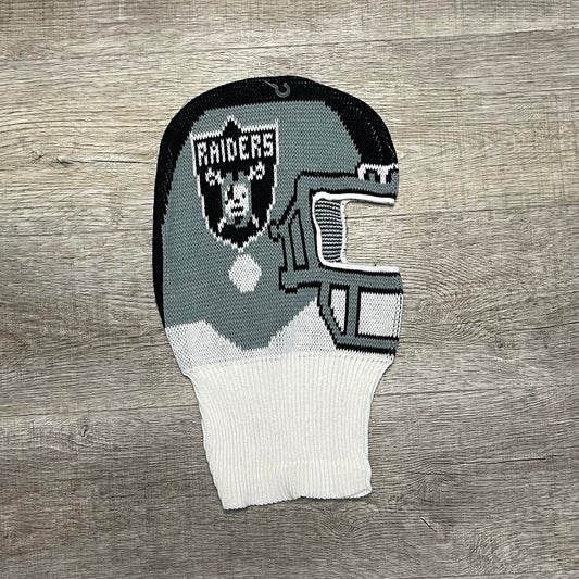 Vintage Oakland Raiders knit Helmet Style Mask Dead Stock New