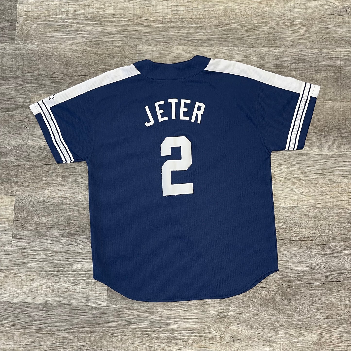 Vintage MLB New York Yankees Derek Jeter Starter Jersey Size XXL
