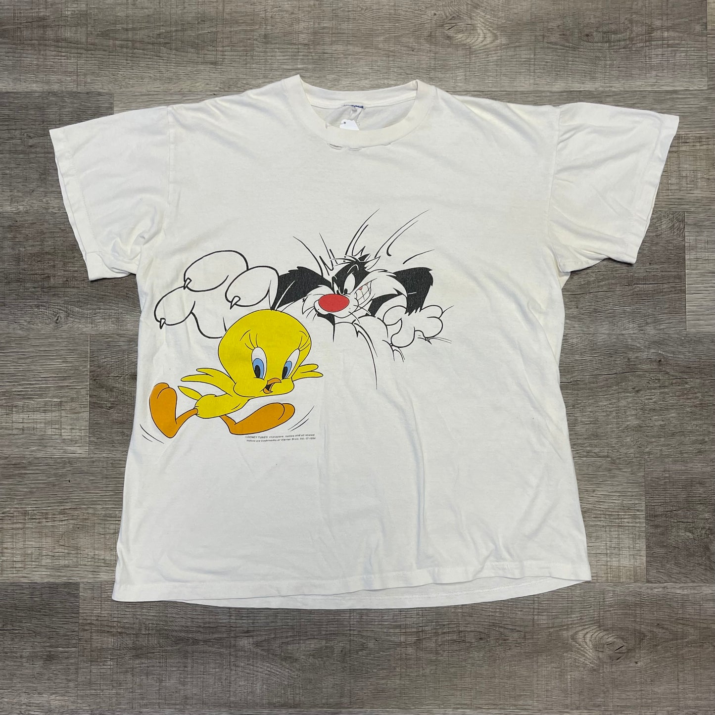 Vintage 1994 Looney Tunes Tweety Shirt Size XXL