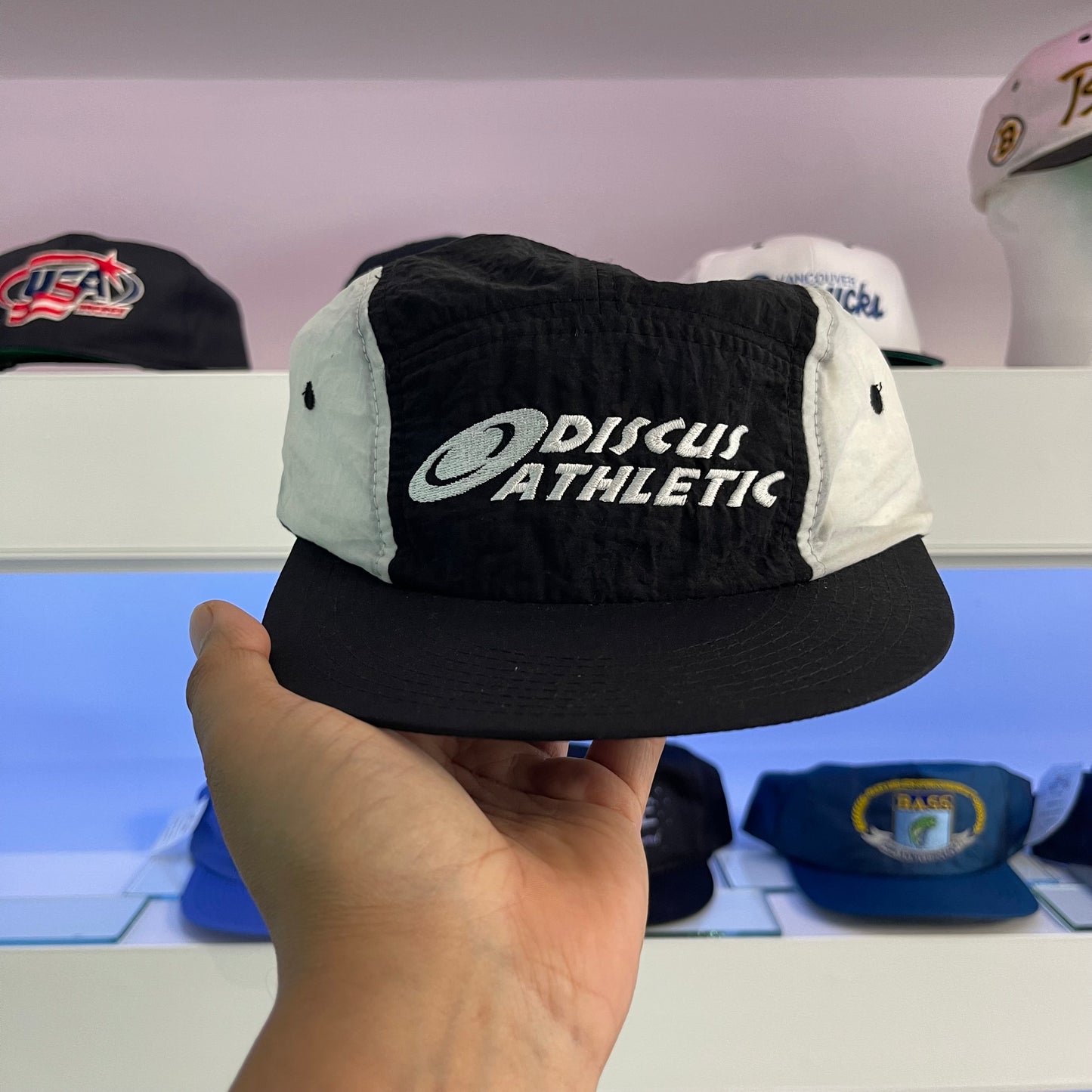 1990s Discus Athletic 5 Panel Hat Logo 7