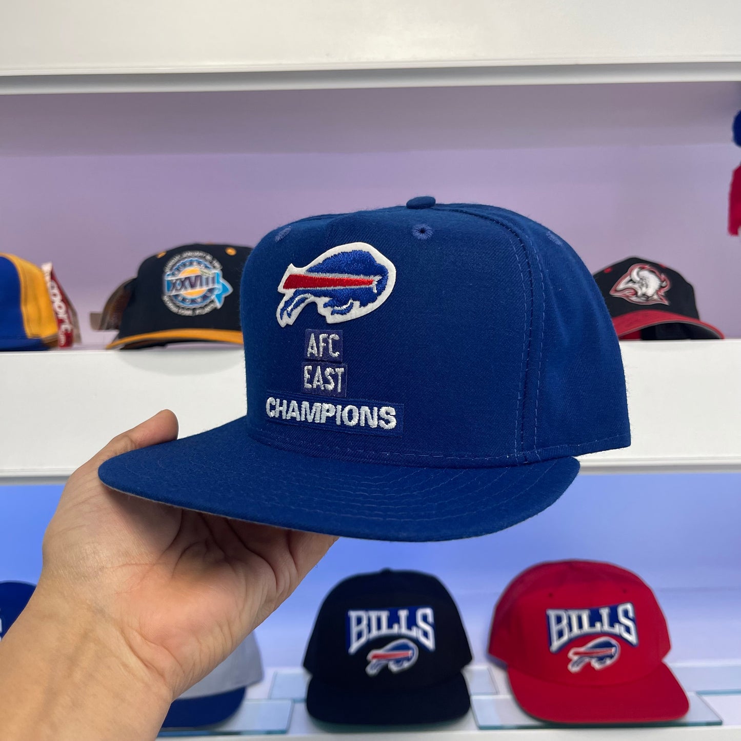 Vintage Buffalo AFC East Champions Wool Snap Back