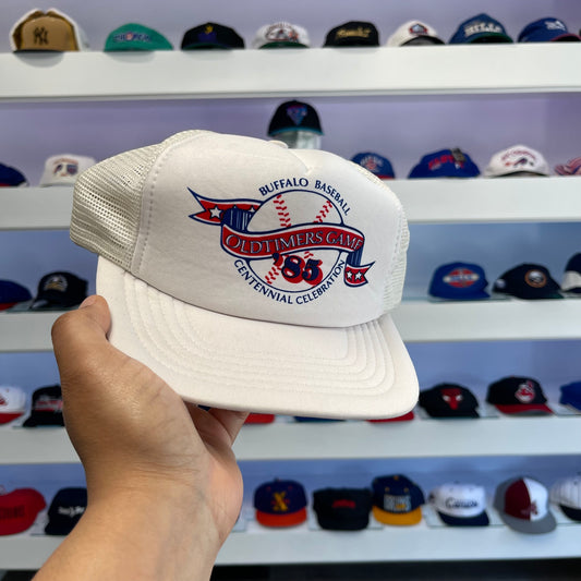Vintage 1985 Buffalo Baseball Oldtimers Game Snap Back