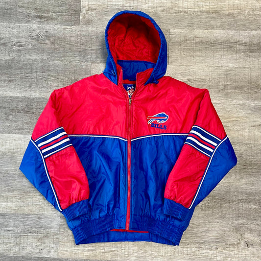 Vintage Buffalo Bills Game Day Puffer Jacket Size XL