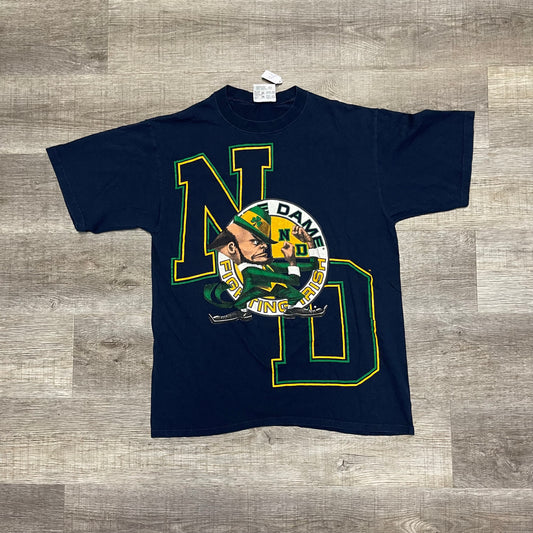 Vintage NCAA Notre Dame Fighting Irish T-Shirt Size Large