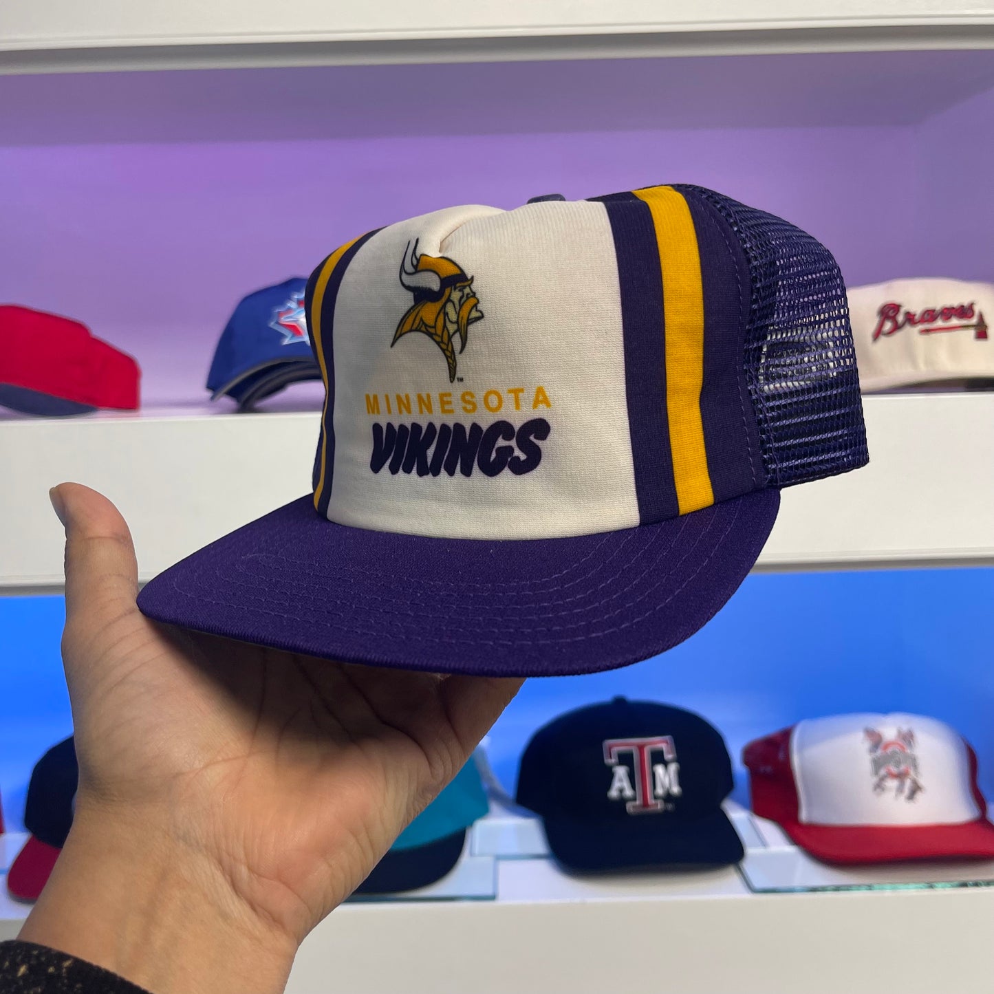 Vintage Minnesota Vikings Mesh Snap Back