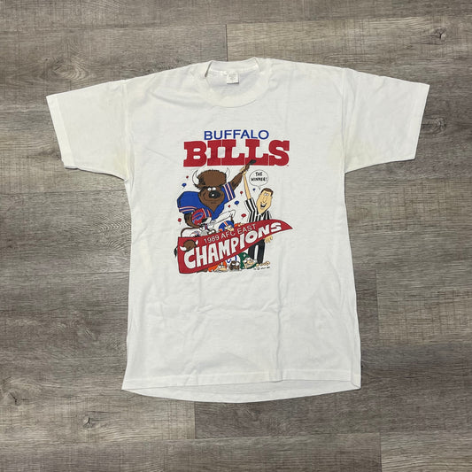 Vintage Buffalo Bills 1989 AFC East Champions Shirt Size Large