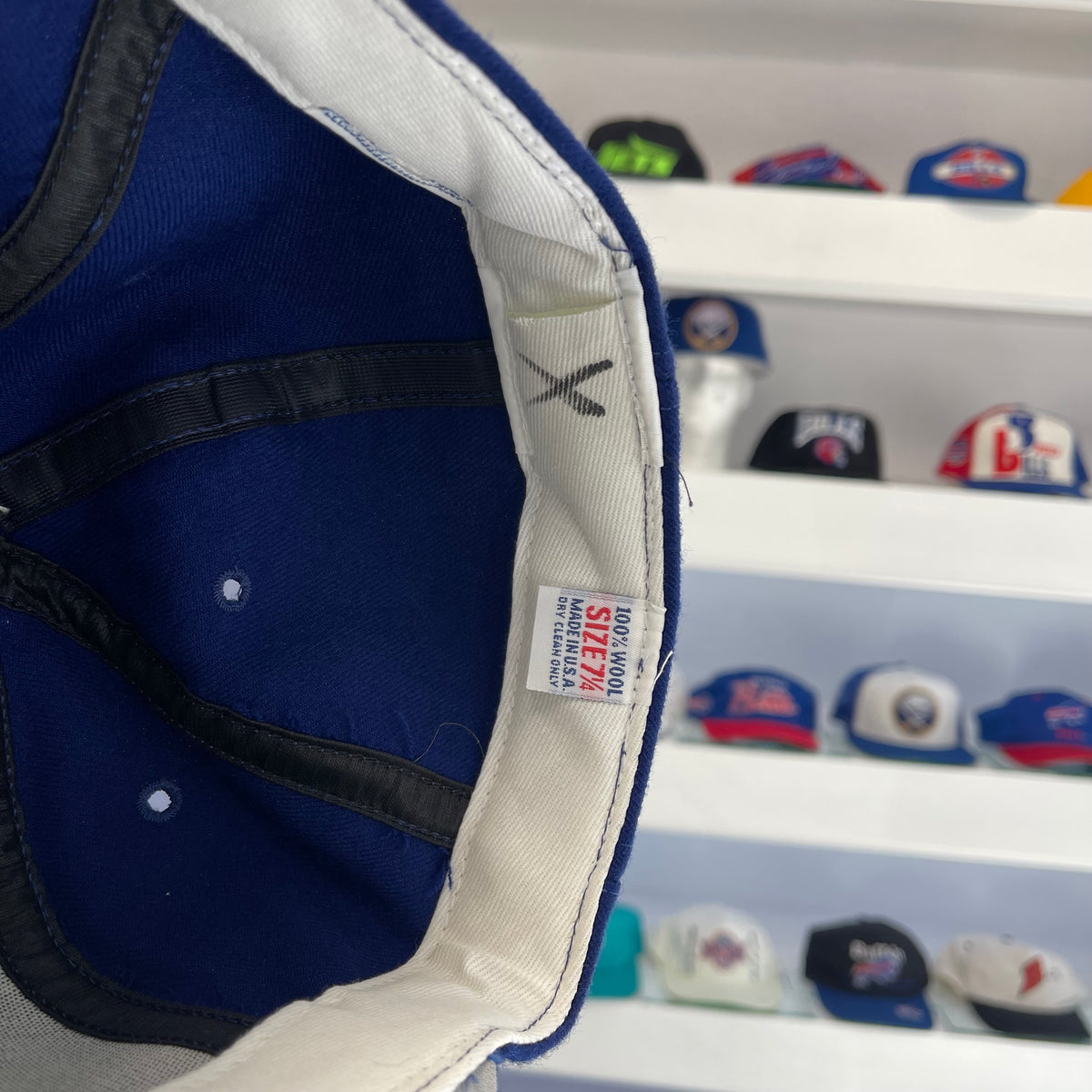 Vintage 1990s MLB Los Angeles Dodgers Wool Fitted Size 7 3/8